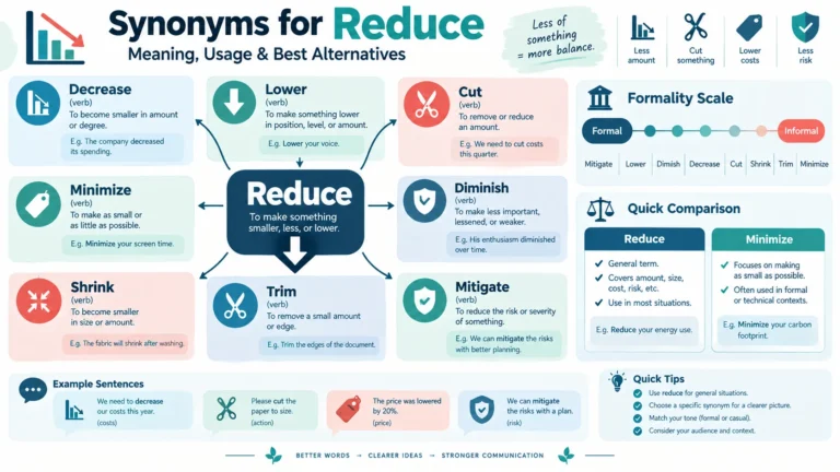 synonym for reduce
