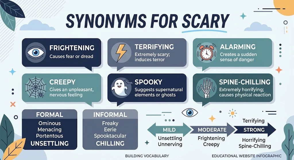 synonym of scary