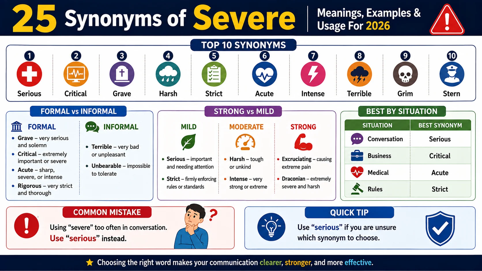 synonym of severe