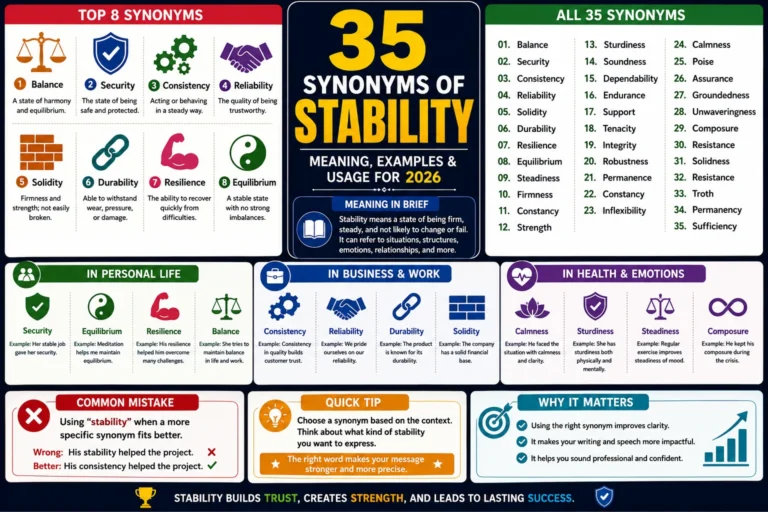 synonym of stability