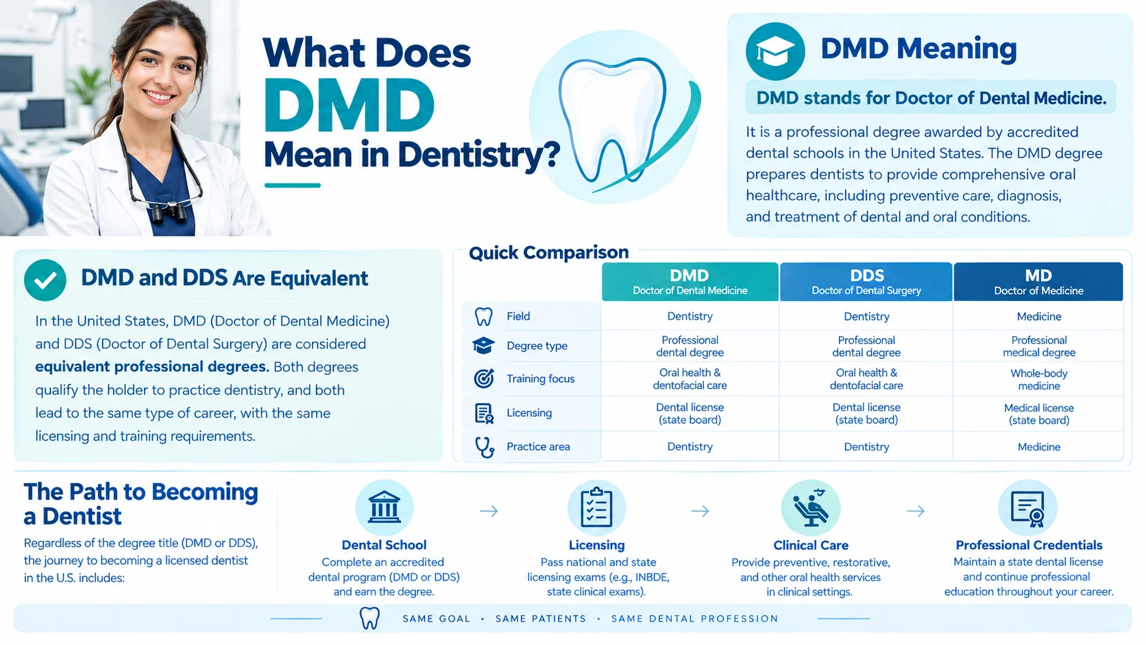 what does dmd mean in dentistry