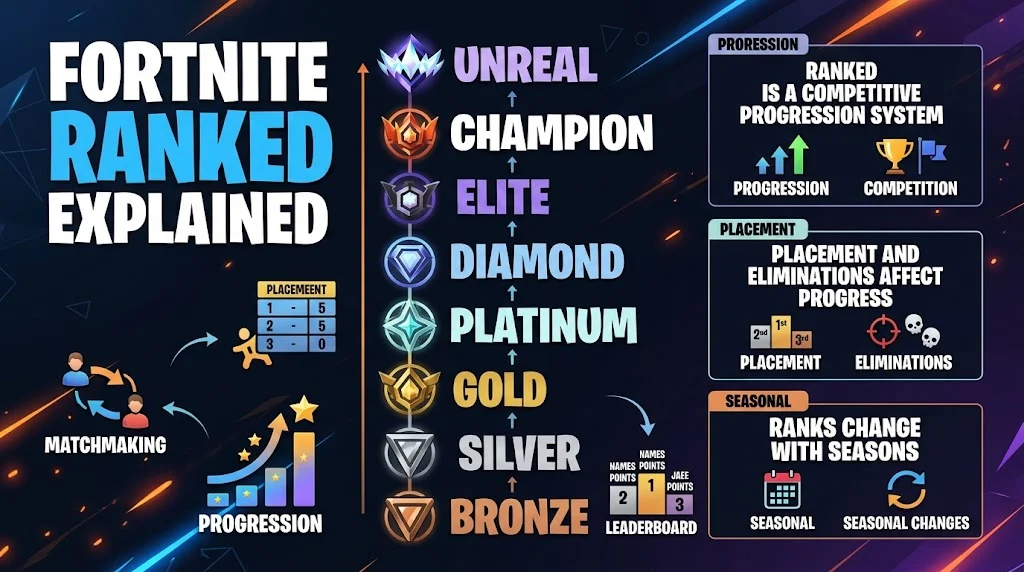 what does ranked mean in fortnite