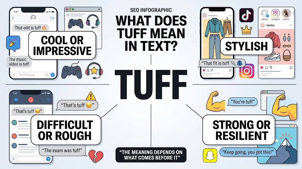 what does tuff mean in text