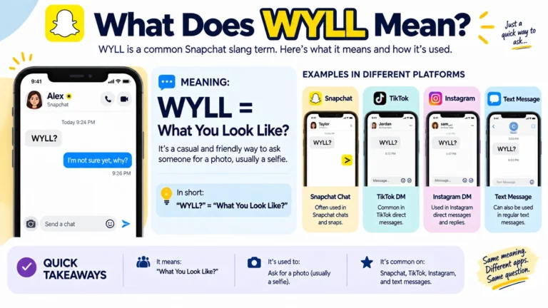 what does wyll mean in snapchat