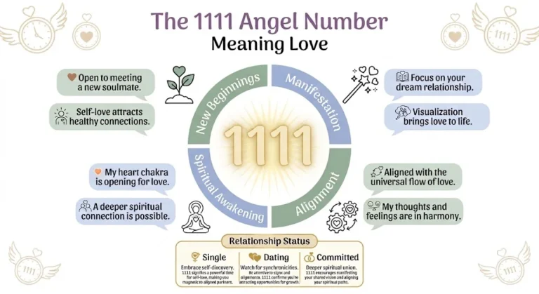 1111 angel number meaning love