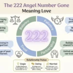 222 angel number meaning love