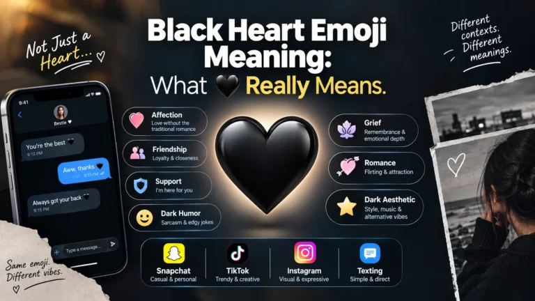 black heart emoji meaning