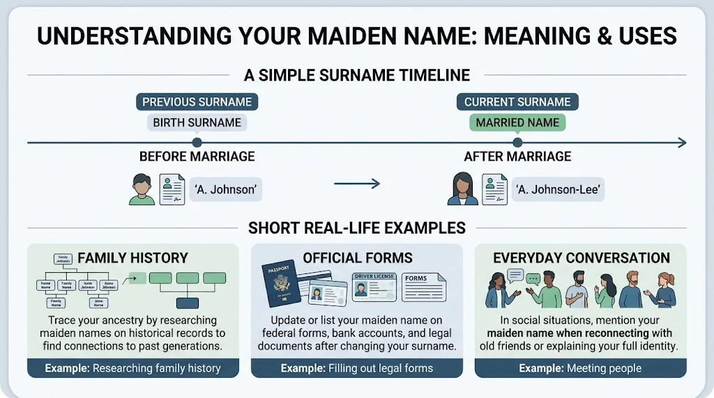 maiden name meaning