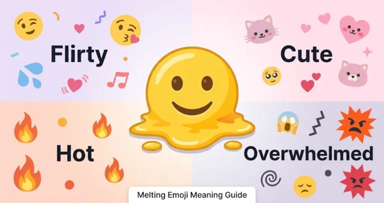 melting emoji meaning