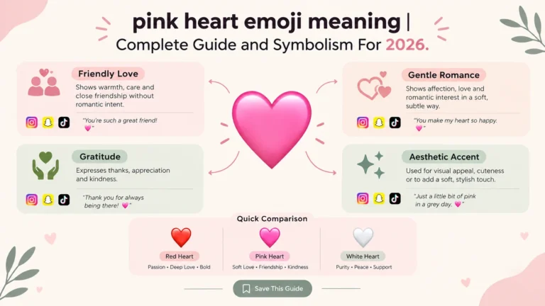 pink heart emoji meaning