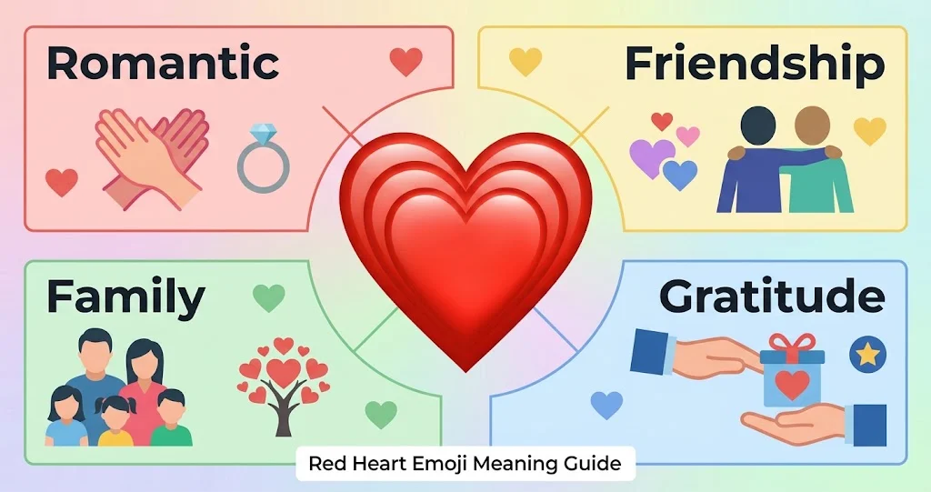 red heart emoji meaning