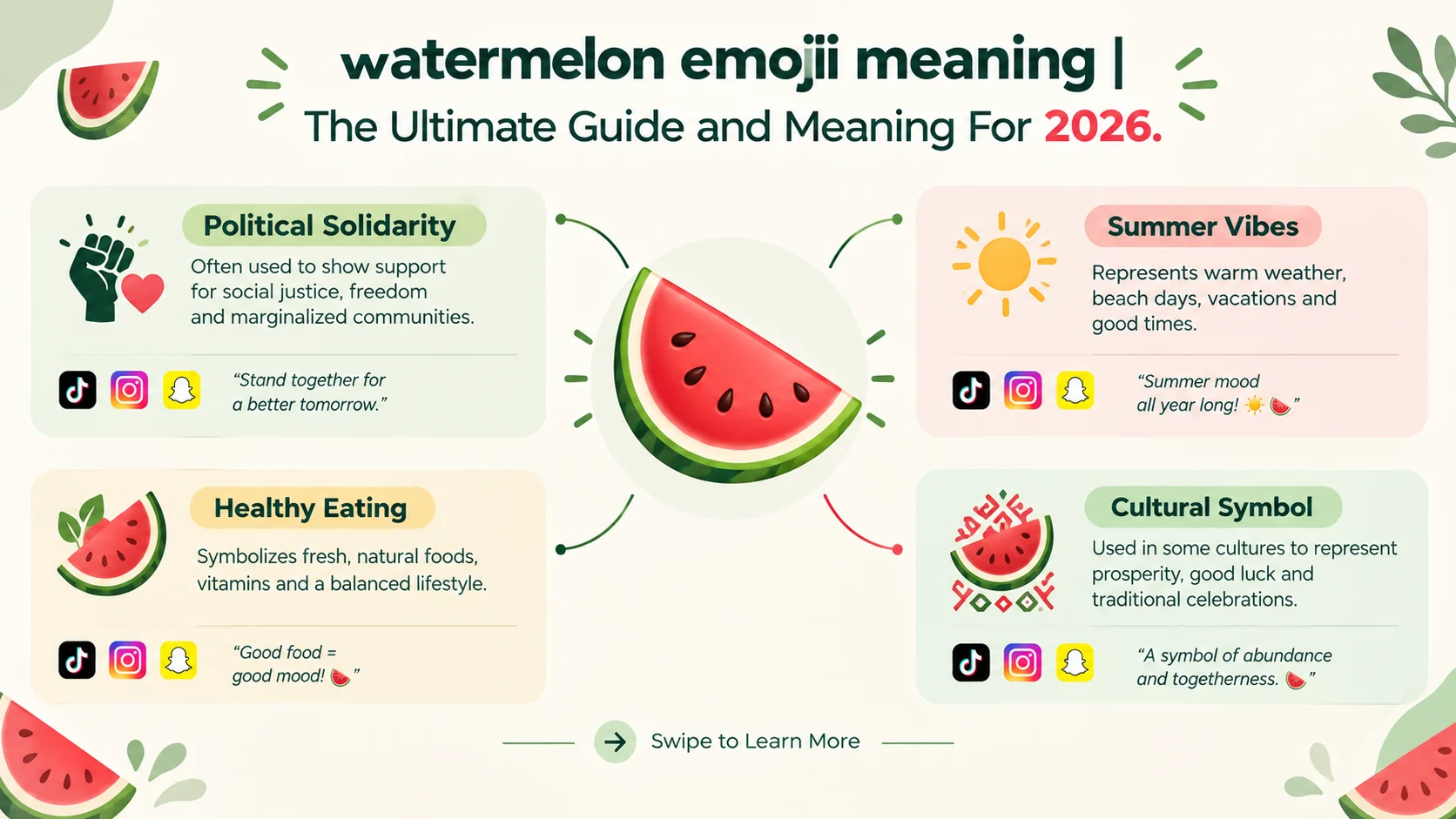 watermelon emoji meaning