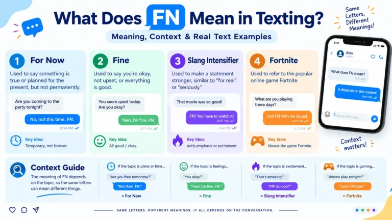 what does fn mean in texting