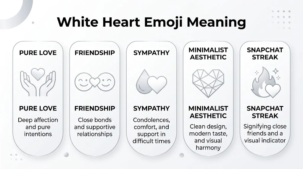 white heart emoji meaning